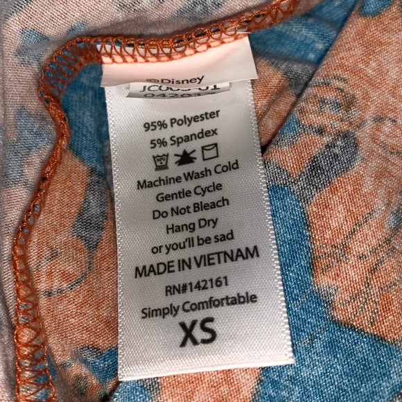 Lularoe Orange Disney Minnie Irma XS NWT - Picture 7 of 7